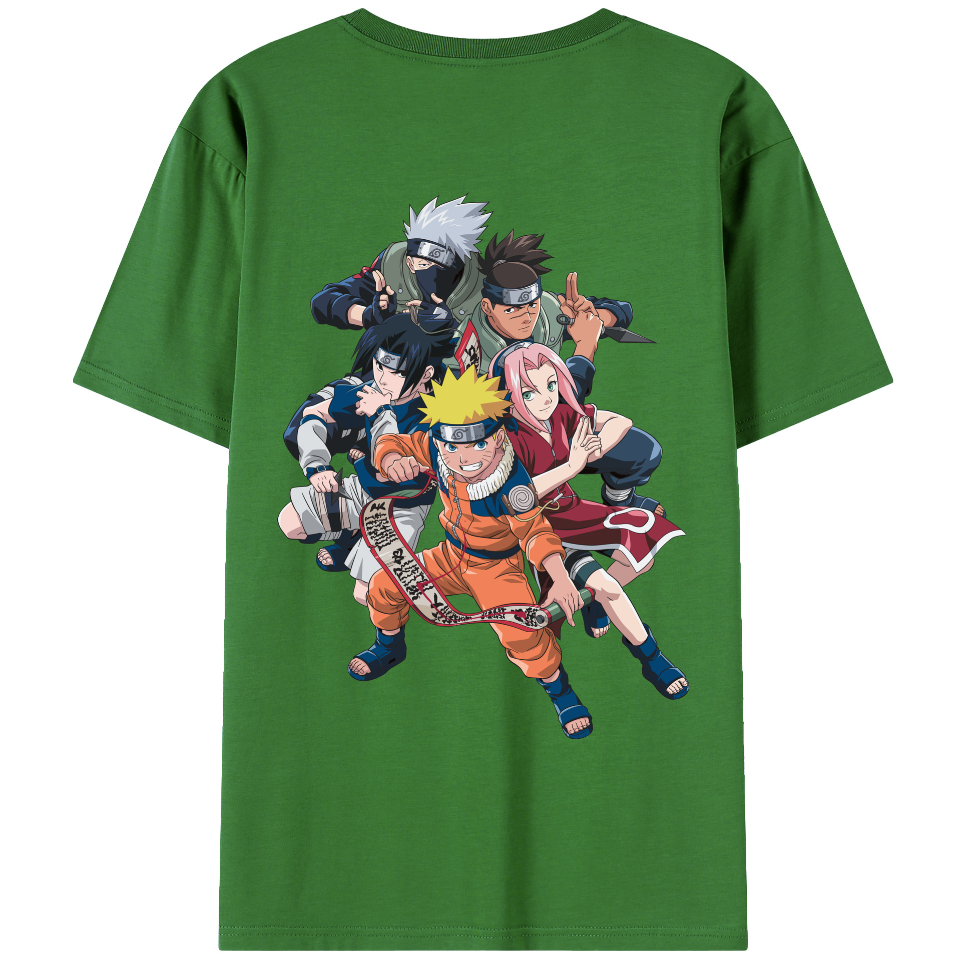 （画像用） NARUTO -ナルト- うずまき ナルト Uzumaki Naruto レディース半袖Tシャツ(バックプリント)